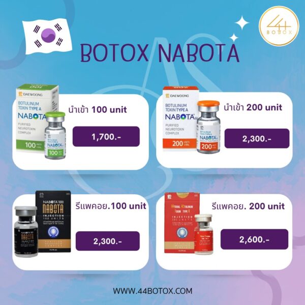 Nabota 100 U นำเข้า