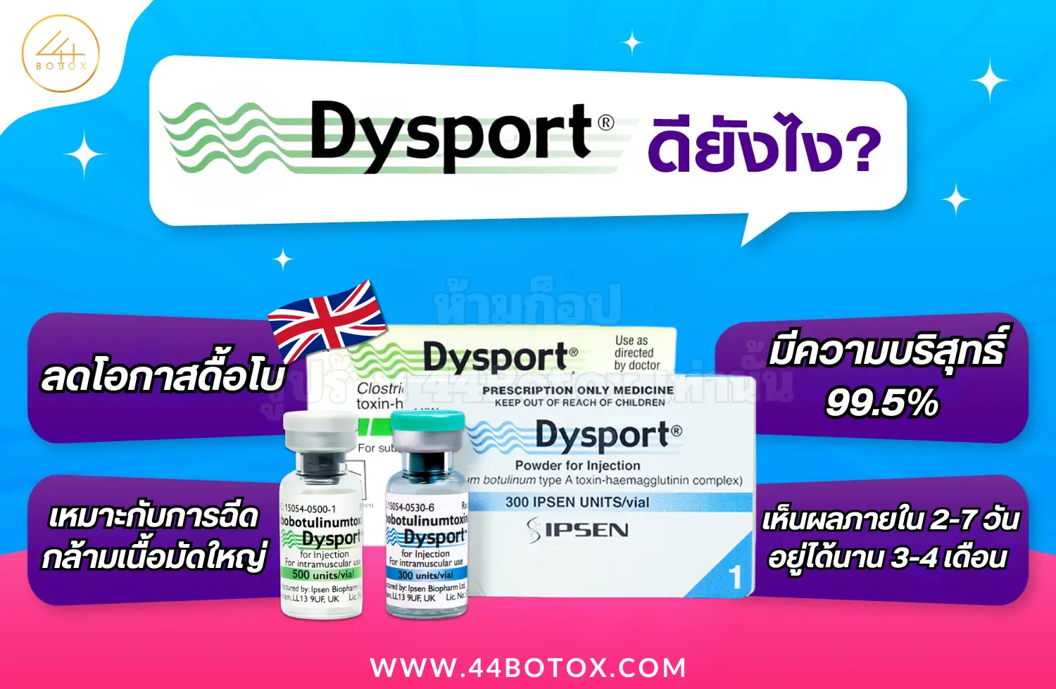 โบท็อกอังกฤษ Dysport